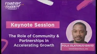 #FoundersConnect Live in Lagos: Keynote Session with Fola Olatunji-David of Sporting Lagos and PBN