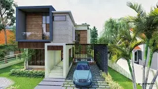A beautiful, contemporary 4 bedroom modern house in Kochi, Kerala - A walk-through video !
