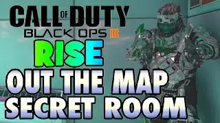 COD BO3 Glitches - RISE OUT OF THE MAP SECRET ROOM WALLBREACH GLITCH - NEW