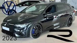 2023 | VW Golf R 320 | H&R | Brock 8,5x19 et35| Deep Black Pearl
