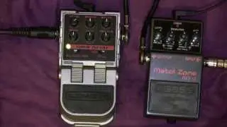 Line 6 Uber Metal Vs Boss Metal Zone In E Standard With Passive Pickups