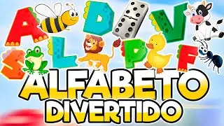 ALFABETO DIVERTIDO  🐸🦁🐮 - ABC - Aprenda o Alfabeto - Vídeo Educativo Infantil