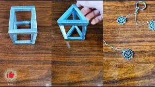 Staples Pin Art: DIY Rectangular Pyramid & Chain Jewelry Craft