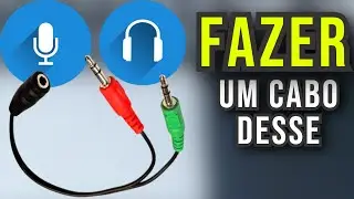 COMO FAZER ADAPTADOR P3 Y- MICROFONE DE FONE DE OUVIDO NO COMPUTADOR OU NOTEBOOK