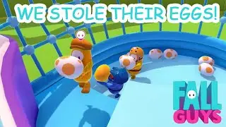 We stole their EGGS! - Egg Scramble - Fall Guys!