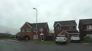 Driving On Orrell Lane, Bull Lane, Ridgewood Way & Roseworth Avenue, Liverpool, Merseyside, England