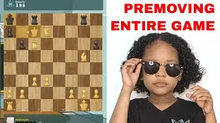6 Year Old Pre Moves Chess Game & Defeats ChessKids Bot - Chess Prodigy