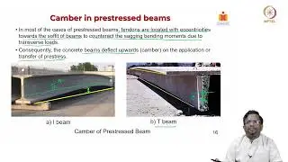 Cracking moment , Camber and deflection in prestressed beams