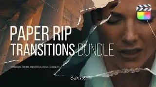 Paper Rip Transitions &ndash; Final Cut Pro Template