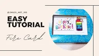 DIY Happy Birthday Surprise Fire Card