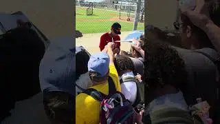 Kristian Campbell signing #springtraining2025 #mlb #redsoxnation