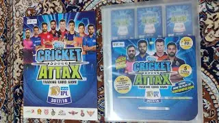 Cricket Attax IPL 2017/18 by Topps India - Complete Set.