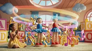 Six Little Dolls Dance Dance Dance | Nursery Rhymes for Kids & Baby Songs