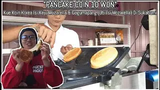 Pancake Coin 10 Won / Kue Koin Korea Isi Keju Mozarella & Gogumapang (Ubi Isi Mozarella) Di Sukabumi