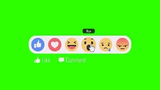 Facebook Reactions #1 / Green Screen - Chroma Key