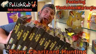PolishRob's Cards and Zards Pokecast Ep:1 Shiny Charizard is PULLED! A insane Hidden Fates opening!