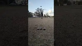 Petanque Shooting Practice - Shooting In-between Boules. #petanque #petanqueaustralia #asmr #sports