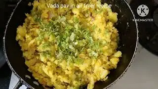 Vada pav in air fryer recipe