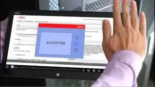 Sistema de autentificaci&oacute;n por la palma de la mano Fujitsu PalmSecure