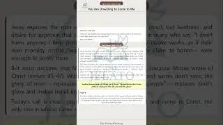 MINI john5 series 6 EP  31  You Are Unwilling to Come to Me