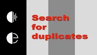 Search for duplicates