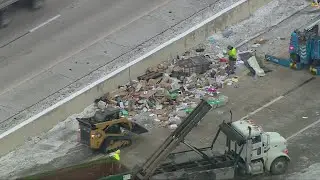 Drivers face backups after truck spills mail along I-65 in NW Indiana
