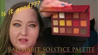 Yay new makeup!  Using the Bad Habit Solstice Palette - A look and my thoughts...