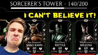 MK Mobile. THE SADDEST THING HAPPENED in Fatal Sorcerer's Tower Battle 140. Epic Gameplay!