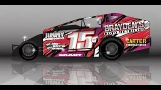 Northeast Dirt Modified Wrap Design Speed Art
