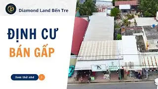 Có thu nhập ngay, gần khu công nghiệp lớn nhất Bến Tre 2 mặt đường, định cư cần bán gấp