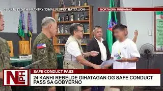 24 KANHI REBELDE GIHATAGAN OG SAFE CONDUCT PASS SA GOBYERNO