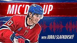 Juraj Slafkovsky wears mic during game!