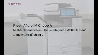Trauerdruck - Brosch&uuml;ren drucken mit dem Ricoh Aficio IM C3000 A