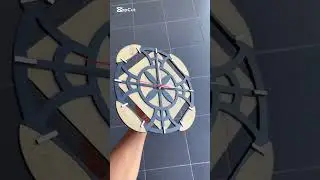Modern Geometric Wall Clock SVG &ndash; Laser Cut Files for CNC | DXF, SVG, AI Templates for Wood Decor