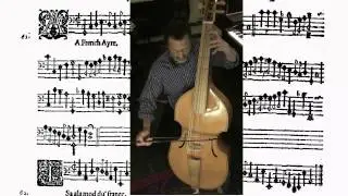 A French Ayre by Tobias Hume - Violone in G (transposed)