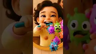 Kiki's Brushing Teeth Fun Toothbrushing Song &Toddlers Kids Learning Video #preschoolhabits|Part_09