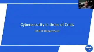 COVID-19 Webinar: Cybersecurity in Times of Crisis with Edward Moncur