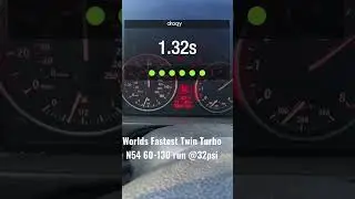 NEW TWIN TURBO N54 60-130mph RECORD!!