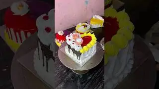 Heart Shape Black Forest Cake #cakeidea #ytshorts #shortsfeed #dilcake #blackforest