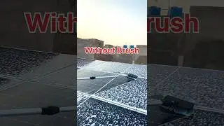 Solar panel cleaning #solarclean #solarenergy #solar #solartech #viralreel #trendingreels #shorts