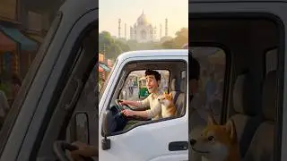 Felu and Toby Visit the Taj Mahal! #shorts #india #tajmahal