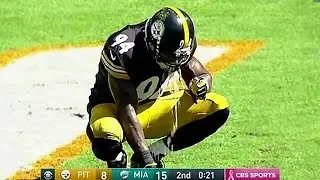 Watch Steelers Lawrence Timmons Puke Everywhere Mid Game