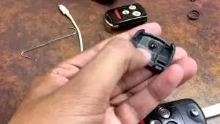 Switching the key (metal part) from older key fob. Acura TL 2008