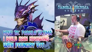 How To Fabula Ultima: Character Creation Kain Skywind Using Foundry VTT