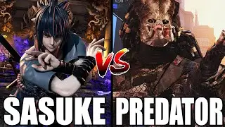 SASUKE VS PREDATOR Tekken 8 CHARACTER Mods