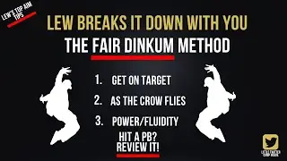Introducing: The Fair Dinkum Aim training Method.
