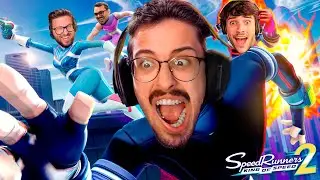 QUEM &Eacute; O MAIS R&Aacute;PIDO DOS COLEGAS? - SpeedRunners 2 com COLEGAS!