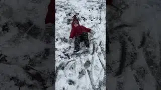 Snow Angel 😅 #familyvlog #family #vlog #fun #shorts #viral #snow #winter #subscribe