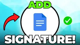 How to Add a Signature Line in Google Docs