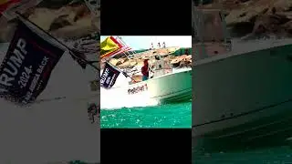 #crazy #fans #boat #jump
